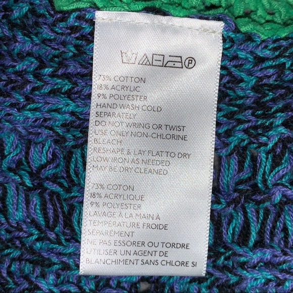 Ecote Addison Tape Yarn Sweater Tank Top Teal - Picture 16 of 16